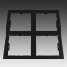Комплект из светильников и рамки LIGHTSTAR Domino D54706060707